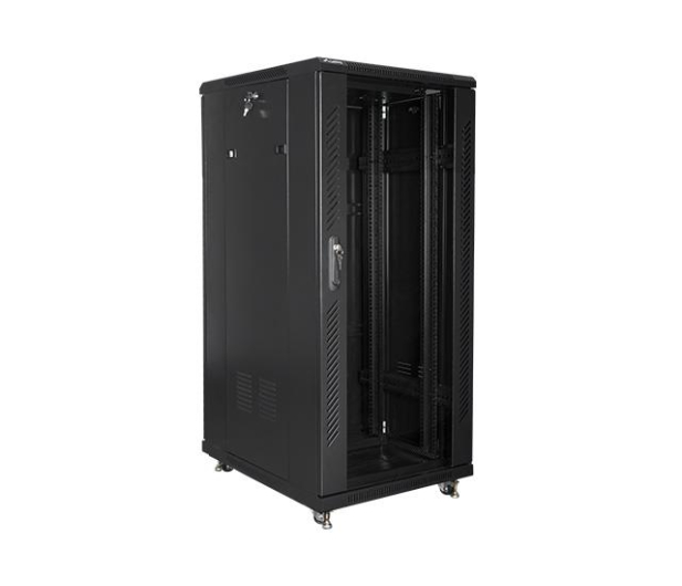 LANBERG Szafa stojąca Rack 19 cali 27U 600x800mm czarna FF01-6827-12B - 501077 - zdjęcie 3